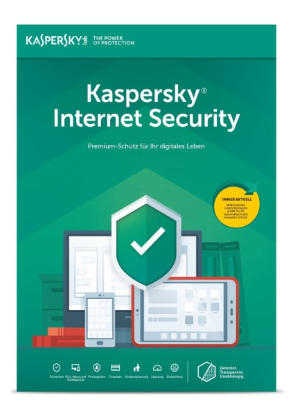 Kaspersky Internet Security - 3 Geräte / 1 Jahr - ESD (Mac OS, Windows, Deutsch)